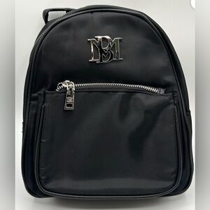 New Badgley Mischka Black Mini Backpack
